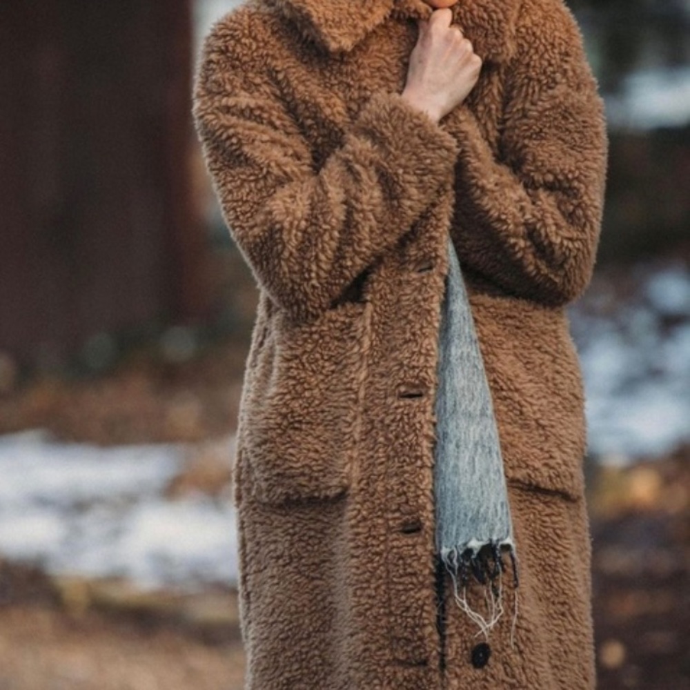 Patagonia recycled high pile fleece teddy coat